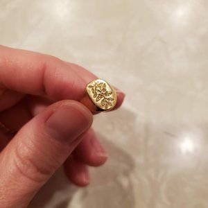 Brass pinky ring size 3.5 US